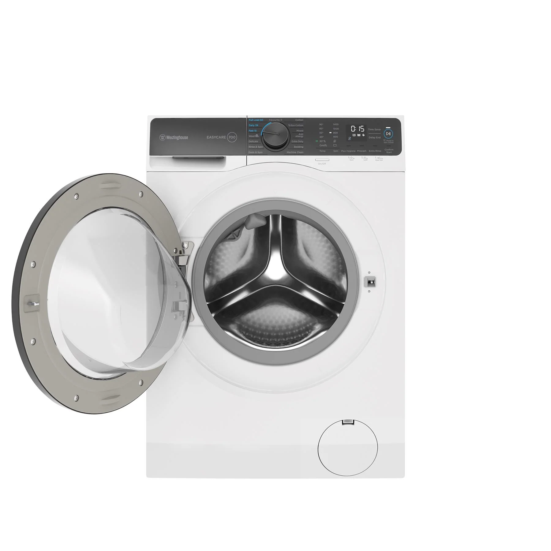 Westinghouse WWF1044M7WAS EasyCare 700 Series 10kg Front Load Washer (White) - Image 3
