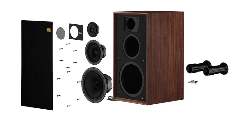 Wharfedale LINTON 85th Loudspeakers with Floor Stands - Pair (Walnut) - Image 4