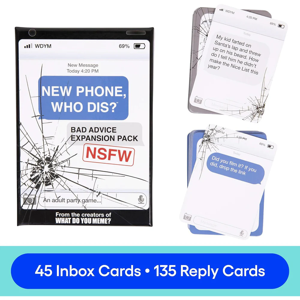 What Do You Meme New Phone, Who Dis? Game Bad Advice Expansion Pack 17y+ - Image 5