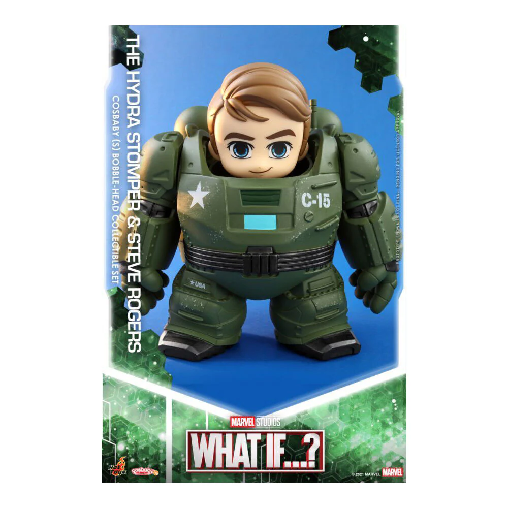 What If Hydra Stomper & Steve Rogers Cosbaby Mini Figure Toy 15cm - Image 3