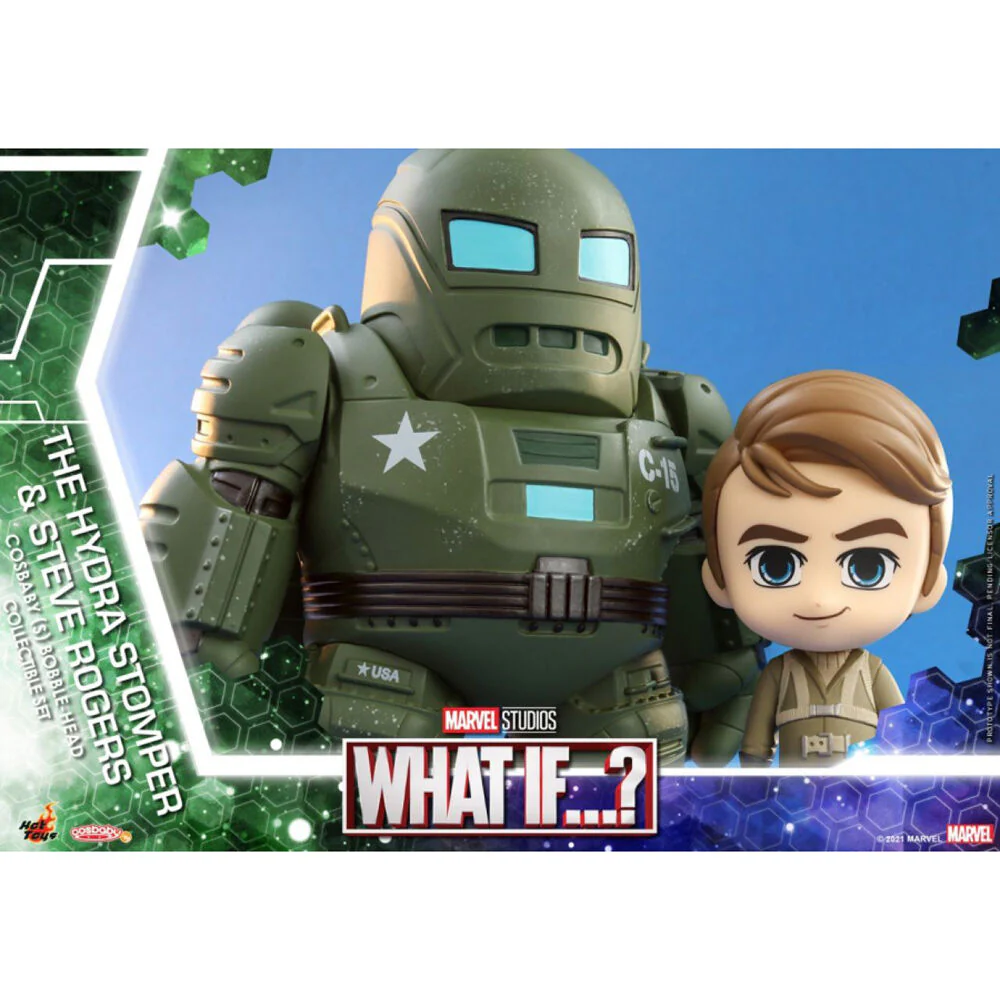 What If Hydra Stomper & Steve Rogers Cosbaby Mini Figure Toy 15cm - Image 6