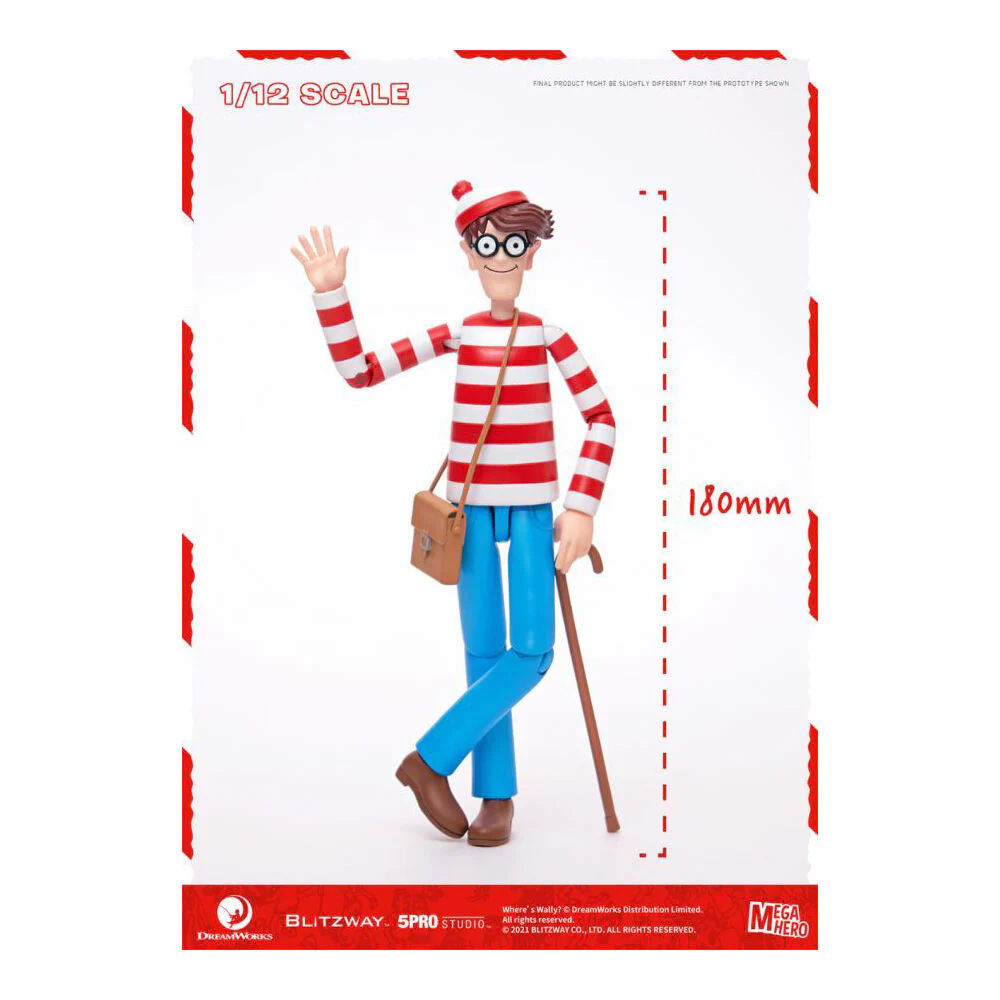 Where's Wally 1:12 Scale 6" Action Figure Kids Collectable Toy - Image 2