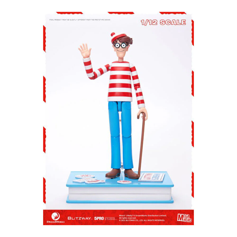 Where's Wally 1:12 Scale 6" Action Figure Kids Collectable Toy - Image 3