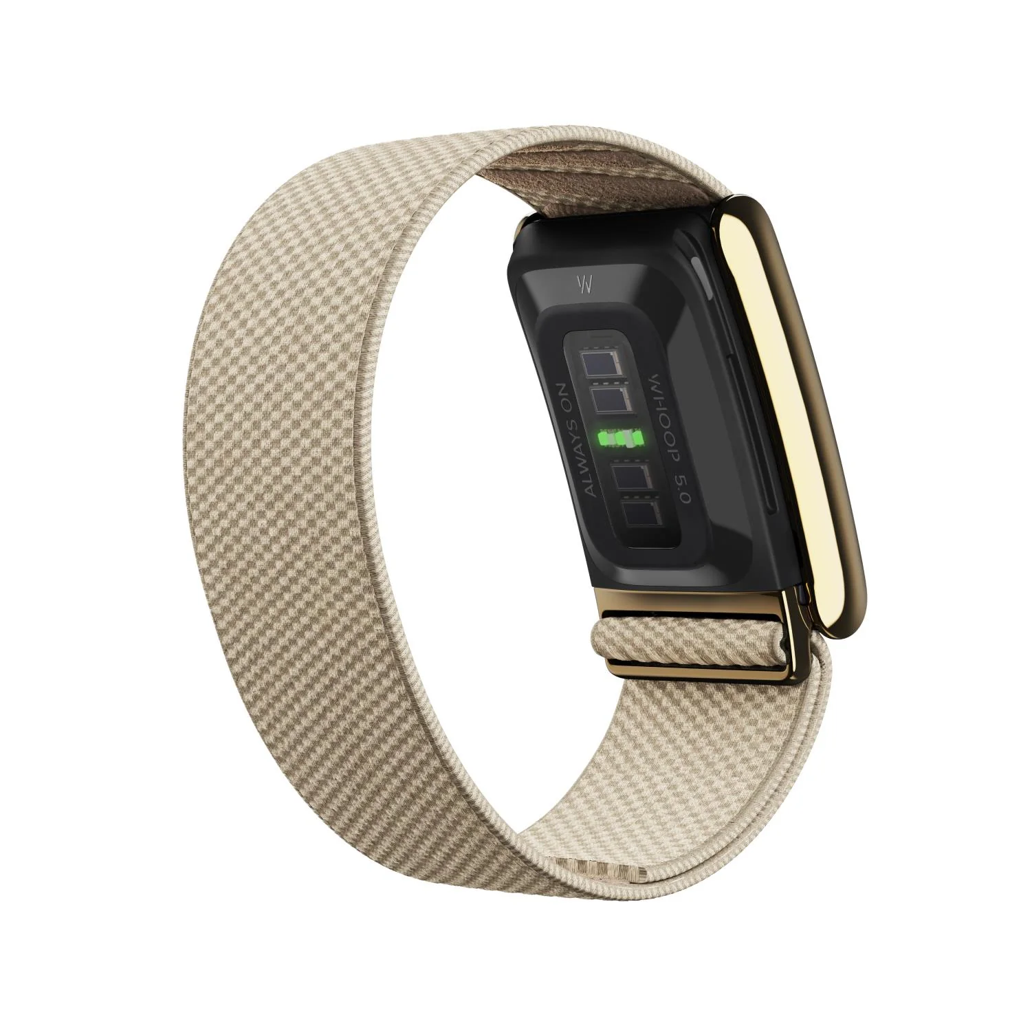 WHOOP SuperKnit Accessory Band 5.0 - Compatible with One and Peak (Dune/Gold) - Image 4