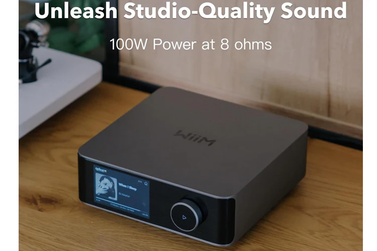 WiiM Amp Ultra Wireless Audio streaming Amplifier - Silver - Image 4