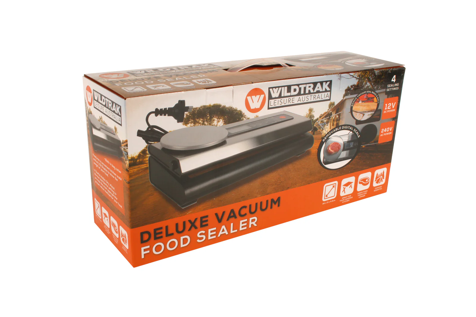 Wildtrak Deluxe Vacuum Sealer with Scale 12/240v Silver - Image 3