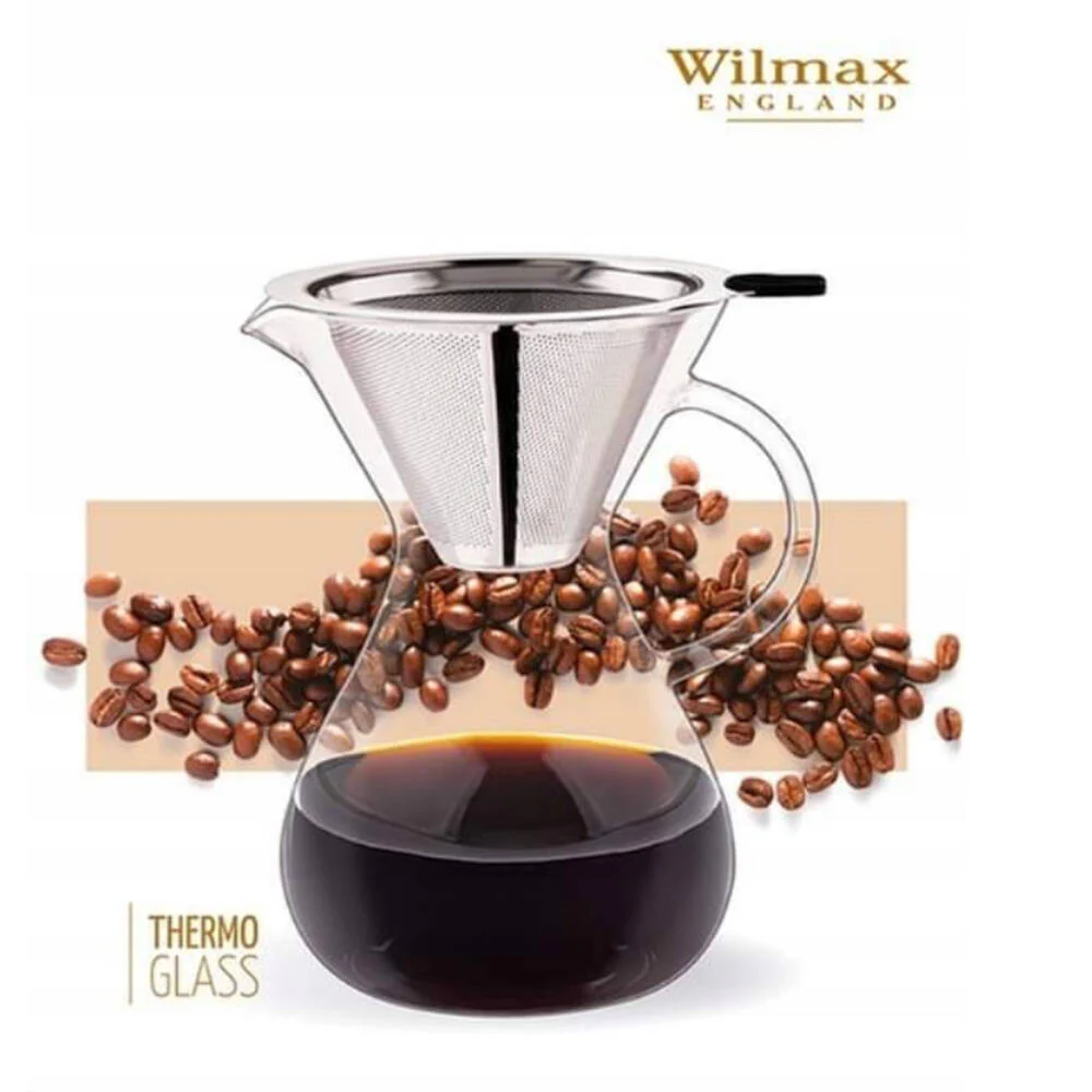 Wilmax England Thermo Coffee Decanter 500ml with Stainless Steel Filter - Image 3