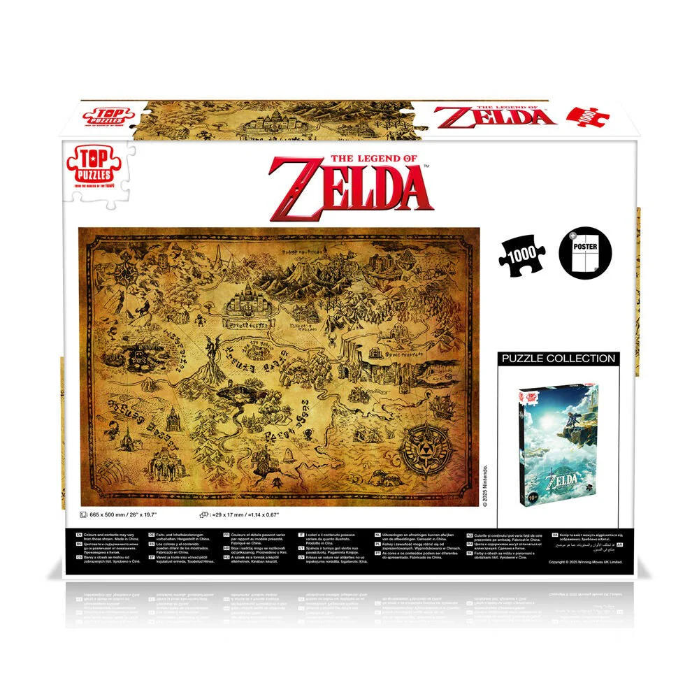 Winning Moves Puzzle 1000 Piece: Zelda 'Hyrule' Puzzle 1000 Piece - Image 2