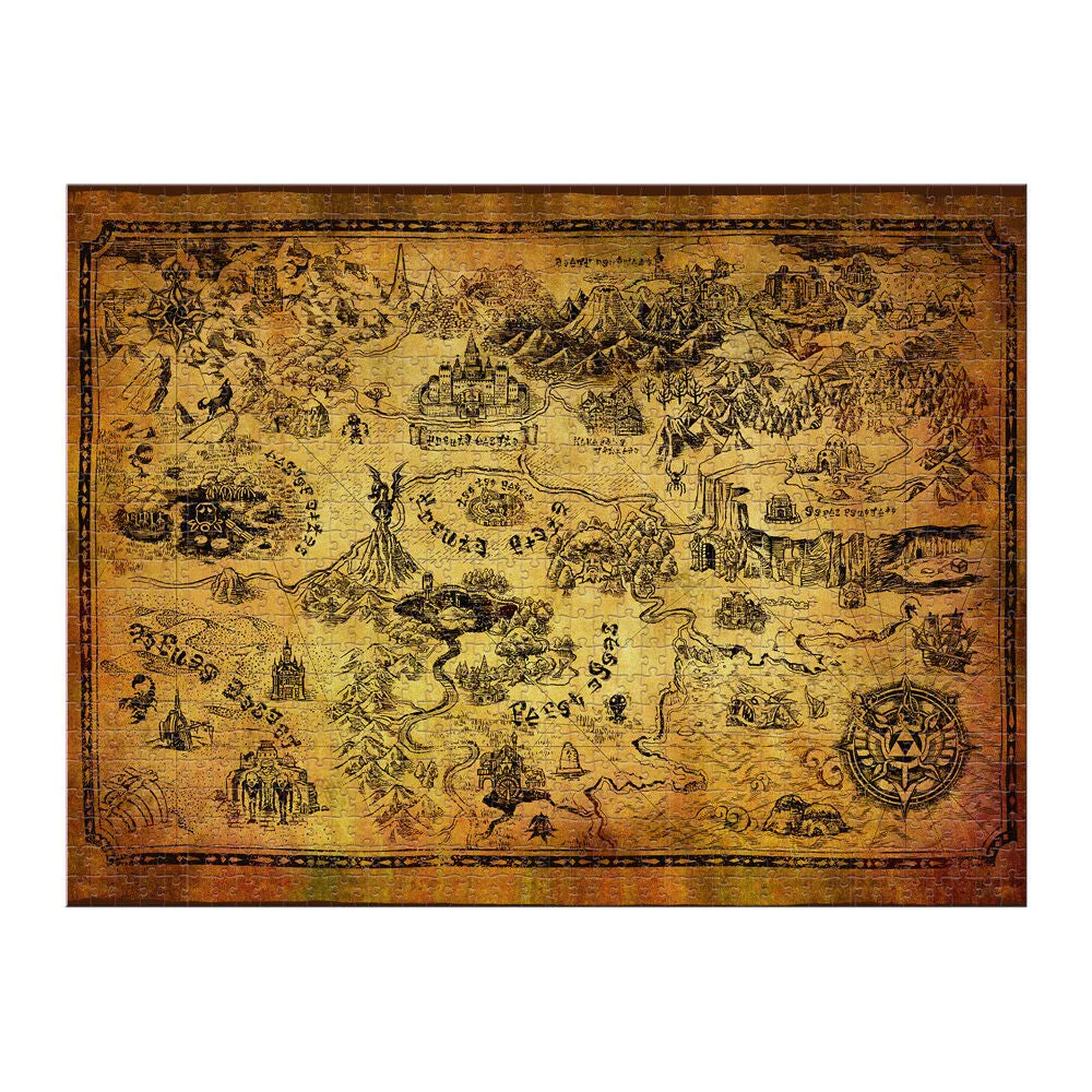 Winning Moves Puzzle 1000 Piece: Zelda 'Hyrule' Puzzle 1000 Piece - Image 3