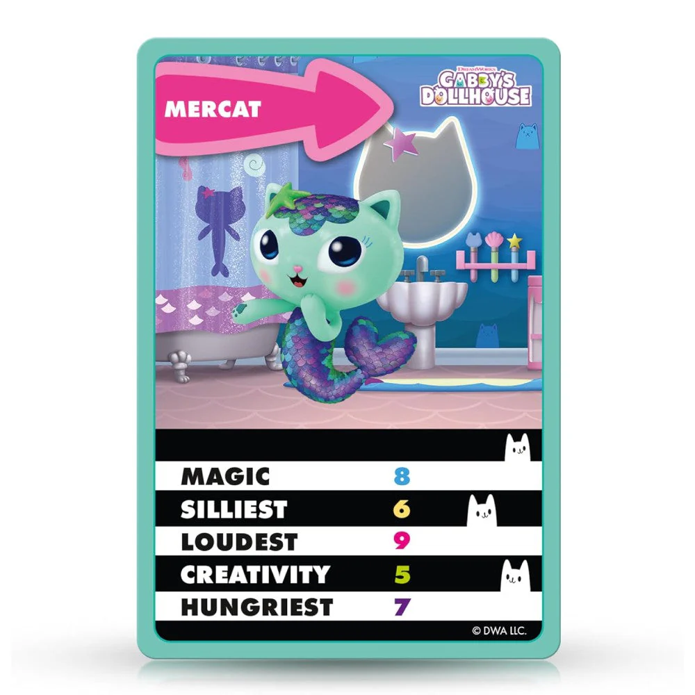 Winning Moves Top Trumps Juniors: Gabby's Dollhouse Board Game - Image 3