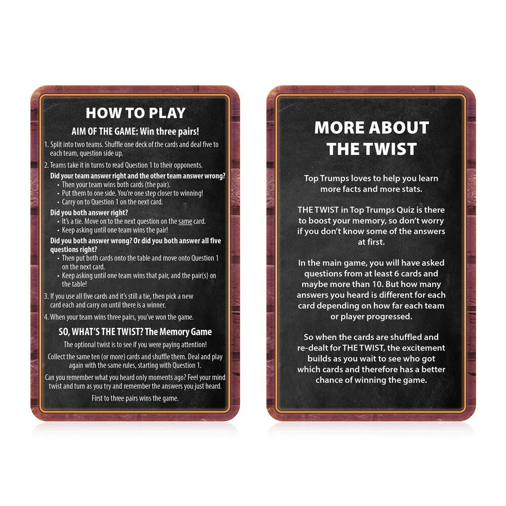 Winning Moves Top Trumps Quiz: Party Quiz Top Trumps Quiz Board Game - Image 4