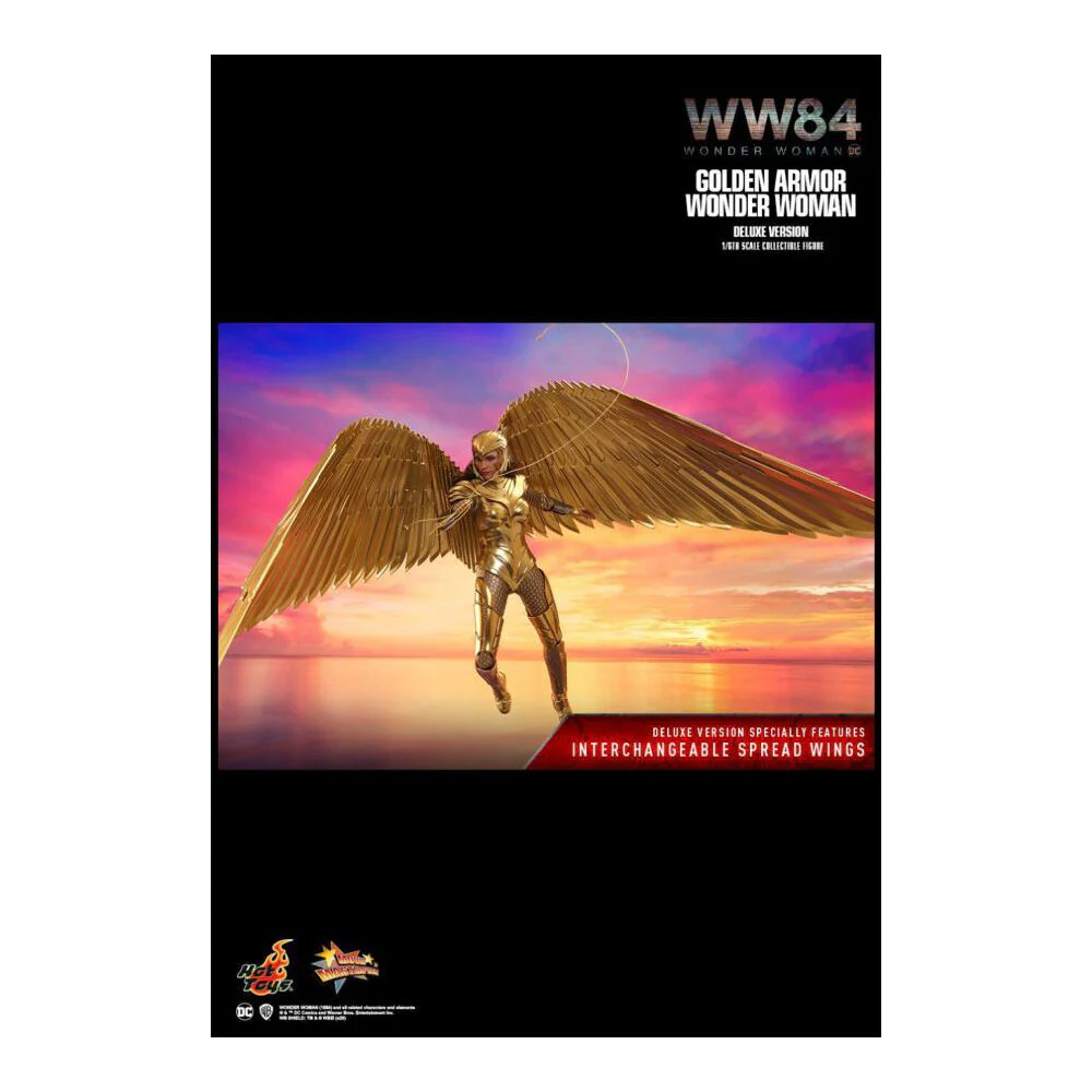 Wonder Woman 2 WW84 Golden Armor Deluxe 1:6 Scale Collectable Toy - Image 3