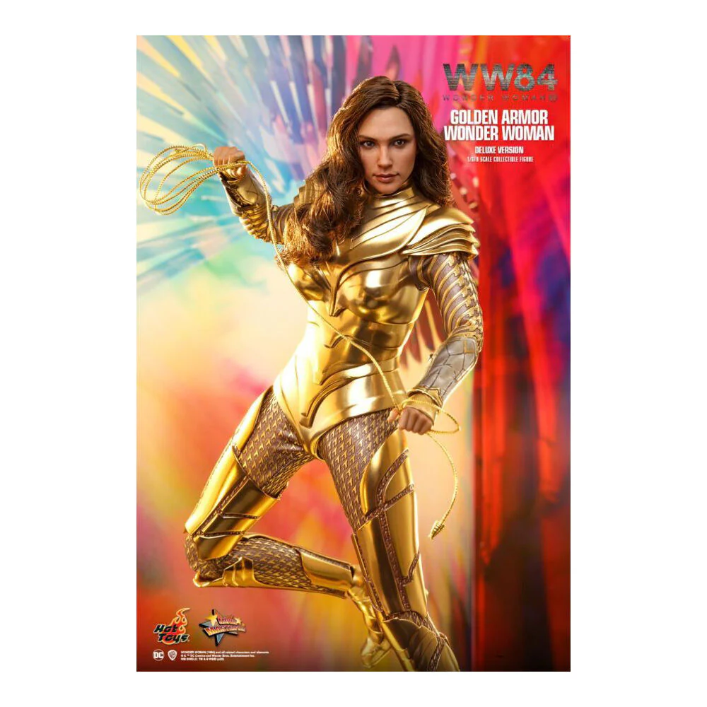 Wonder Woman 2 WW84 Golden Armor Deluxe 1:6 Scale Collectable Toy - Image 5