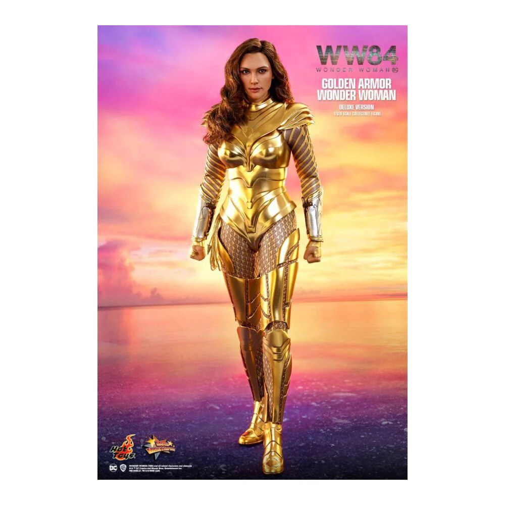 Wonder Woman 2 WW84 Golden Armor Deluxe 1:6 Scale Collectable Toy - Image 6