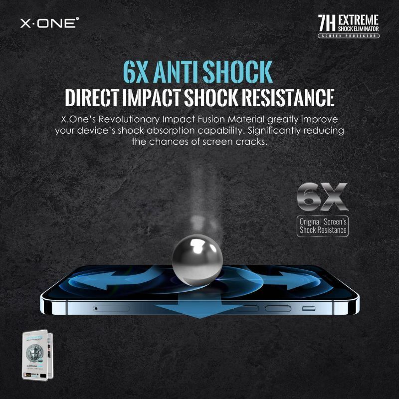 X-One Shock Eliminator Screen Protector - iPhone X/Xs/11 Pro - Image 6