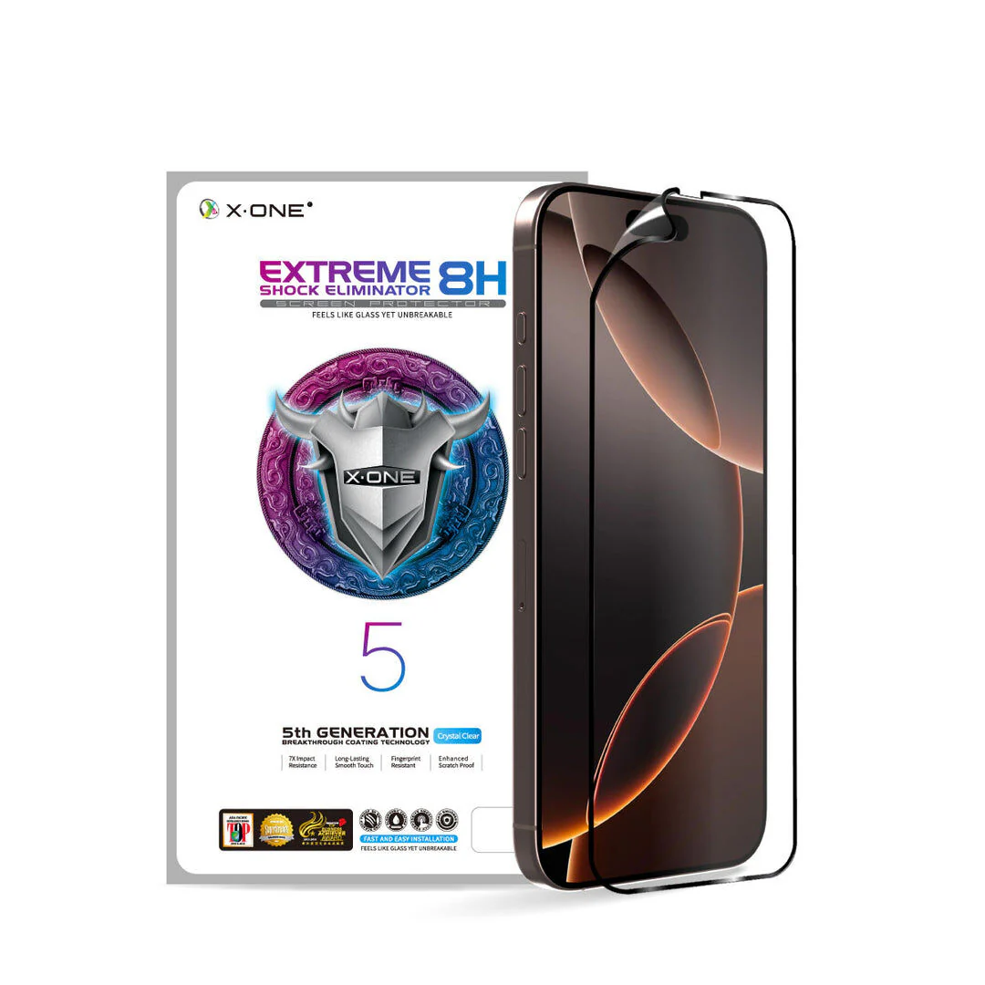 X.One Shock Screen Protector iPhone 13/13 Pro/14 (Transparent) - Image 9