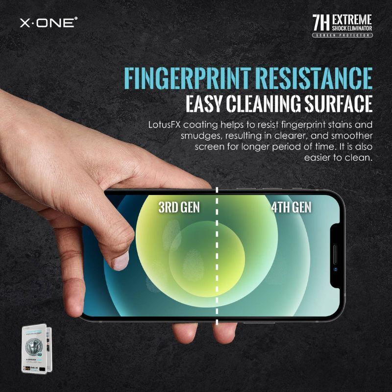 X.One Shock Screen Protector iPhone 15/16 (Transparent) - Image 7
