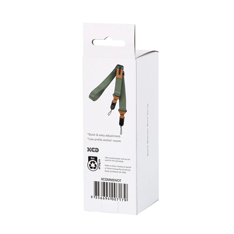 XCD Premium Wide Camera Neck Strap (Olive/Tan) - Image 4