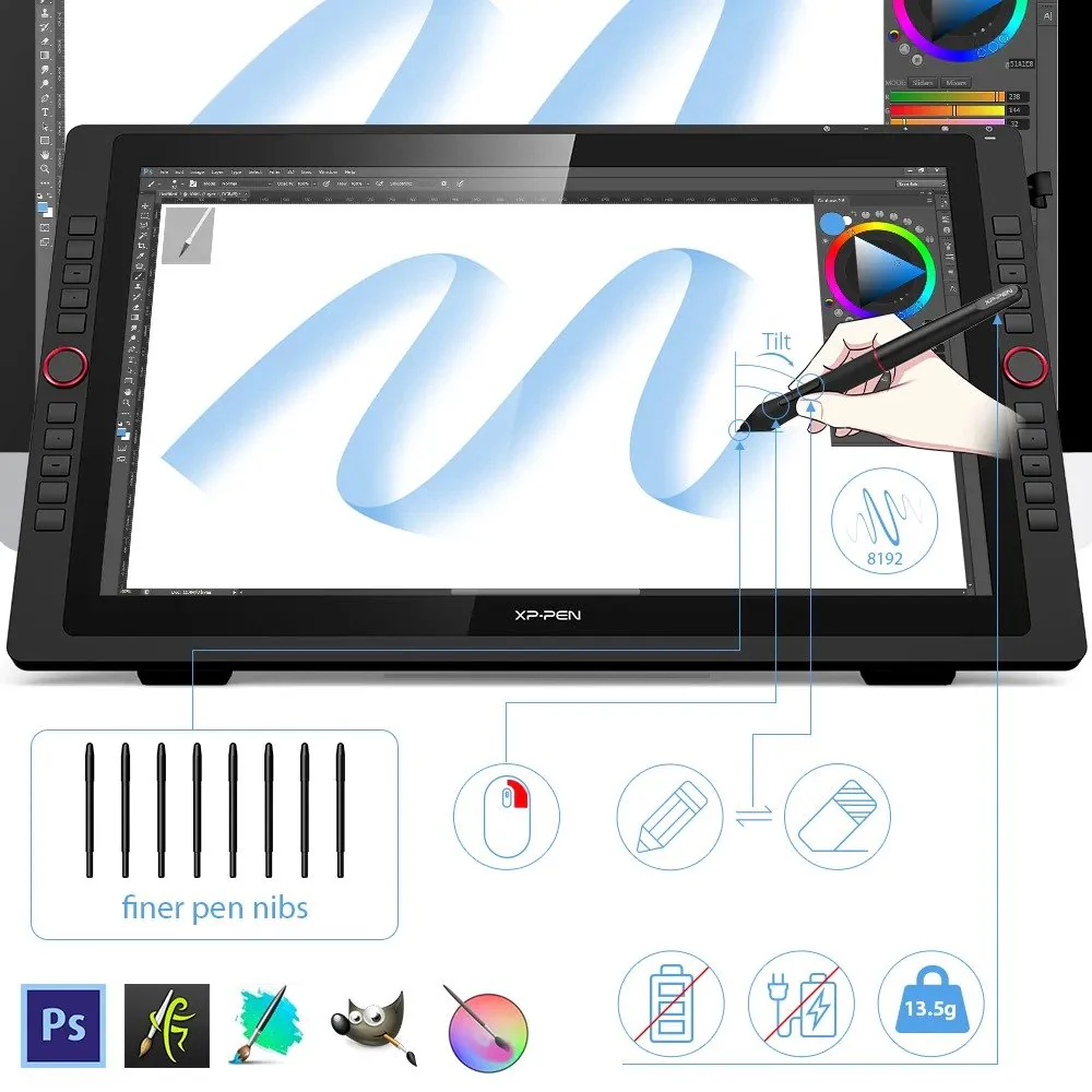 XPPen Artist 22R Pro Pen Display - Image 4