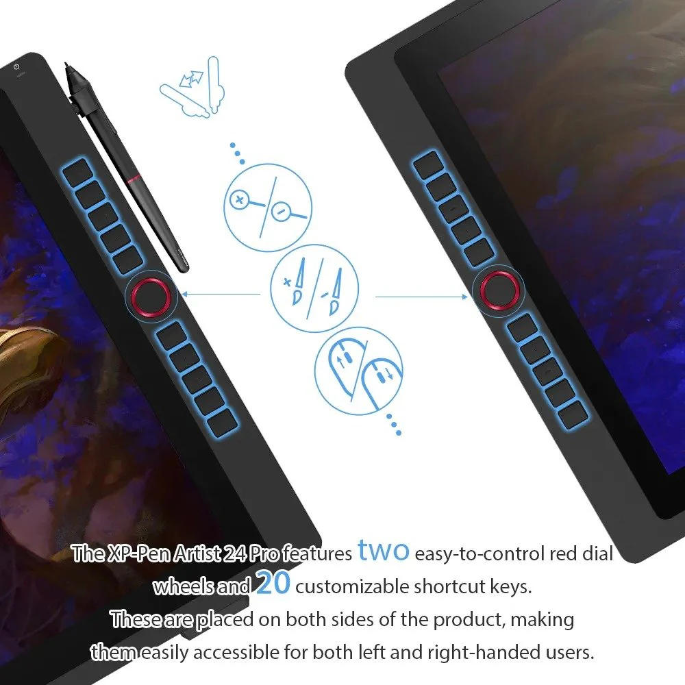 XPPen Artist 24 Pro 2.5K Pen Display - Image 4