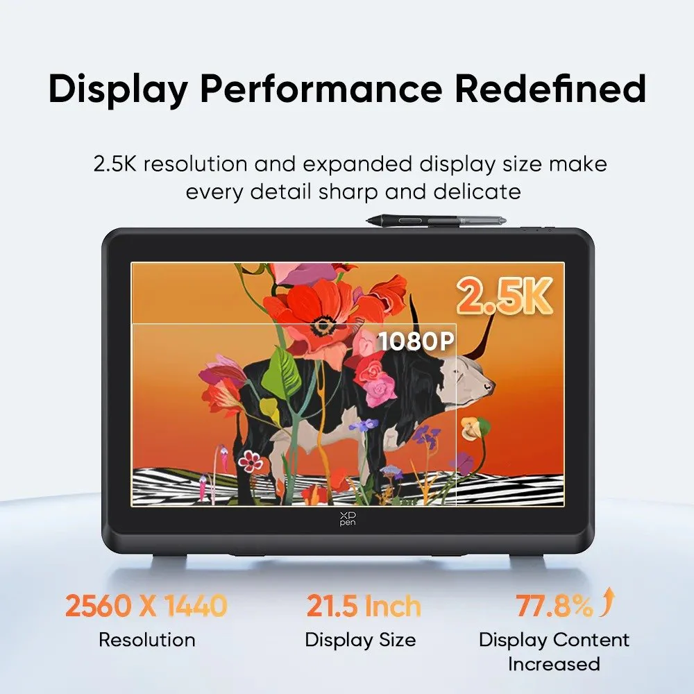 XPPen Artist Pro 22 QHD (Gen 2) Pen Display - Image 2