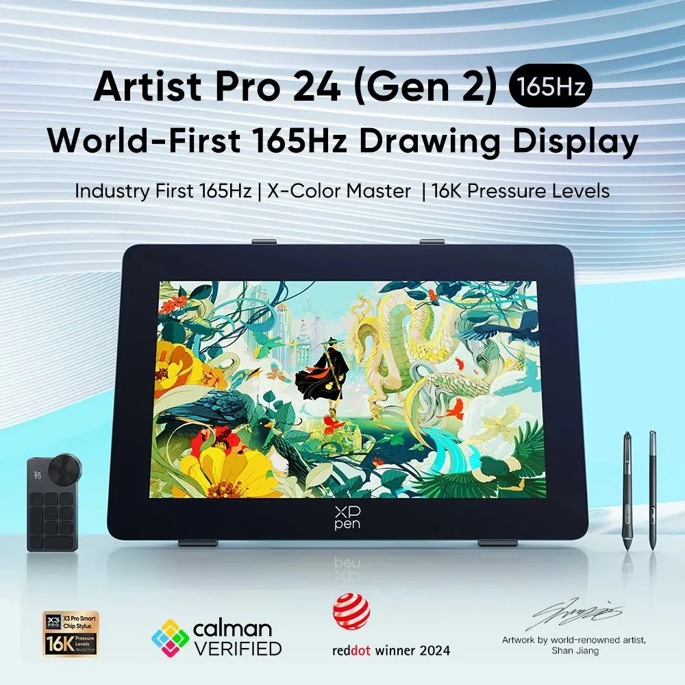 XPPen Artist Pro 24 (Gen 2) 165Hz Pen Display - Image 2