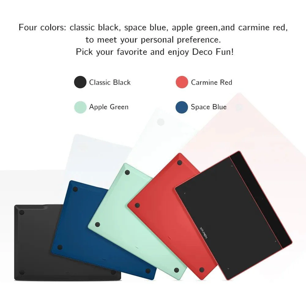 XPPen Deco Fun L Graphics Tablet - Black - Image 3