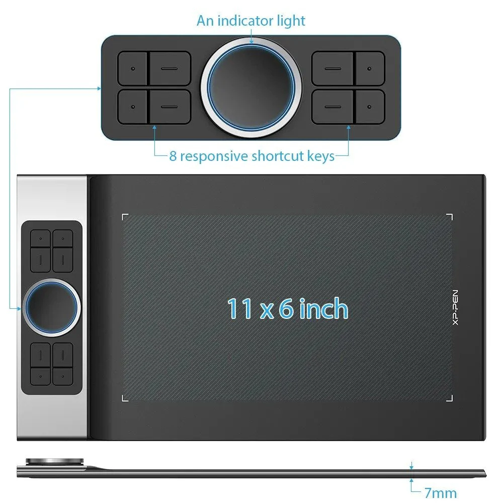 XPPen Deco Pro M Graphics Tablet - Image 4