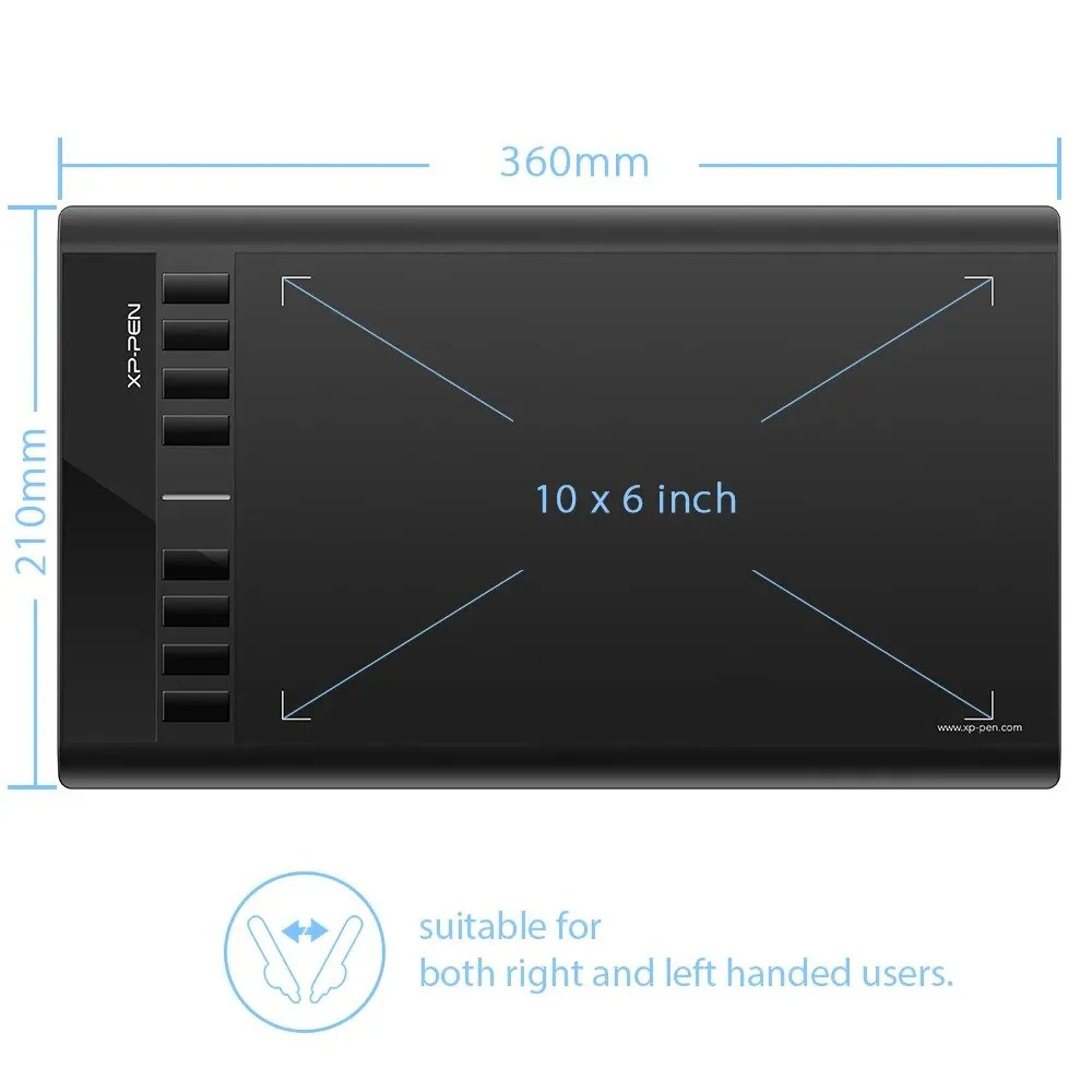 XPPen Star 03 Graphics Tablet - Black - Image 2