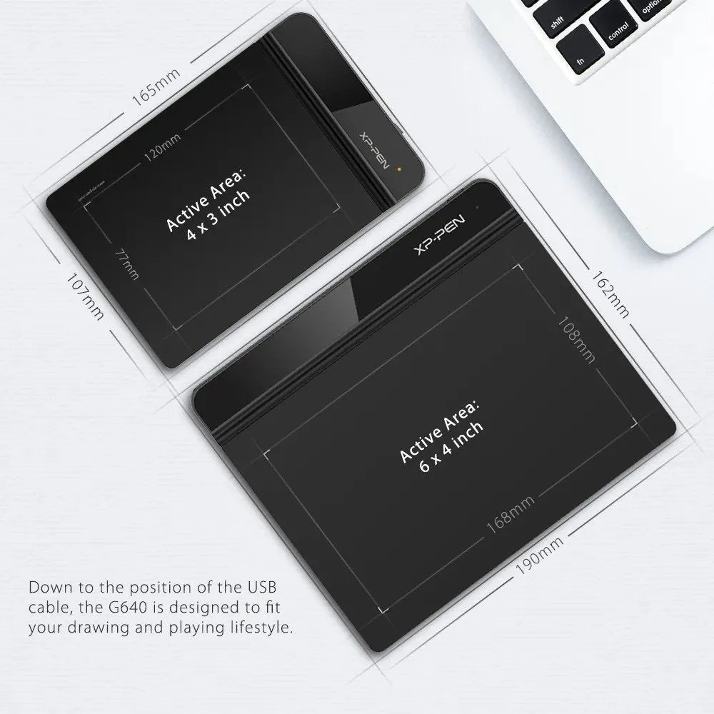 XPPen Star G640 Graphics Tablet - Black - Image 4