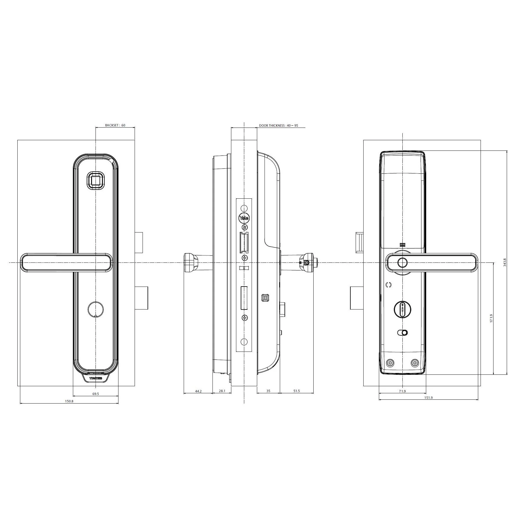 Yale YDM 7220 Smart Door Lock - Image 4