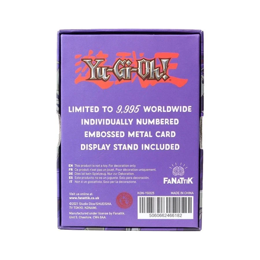 Yu-Gi-Oh Black Luster Soldier Metal Card Limited Edition with Display Stand - Image 4