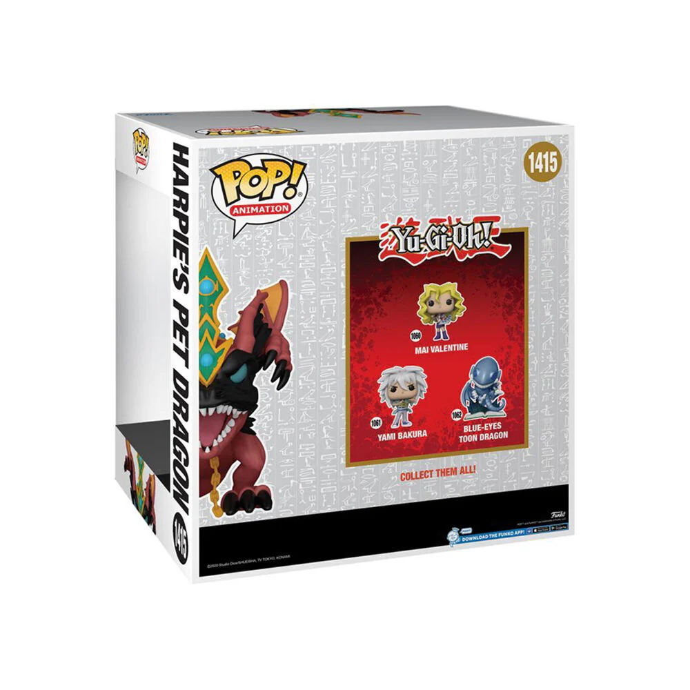 Yu-Gi-Oh! Harpie's Pet Dragon Pop! Vinyl Kids 10" Action Figure Toy - Image 3
