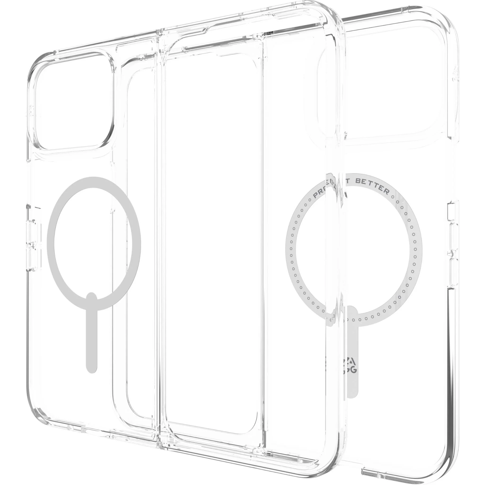 ZAGG Bridgetown Snap Magnetic Case for Google Pixel 10 Pro Fold (Clear) - Image 8