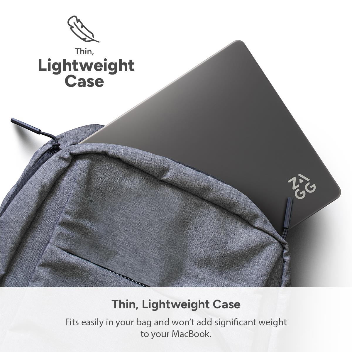 ZAGG Hardshell for MacBook Pro 16" M4/M3/M2/M1 (Smoke) - Image 2